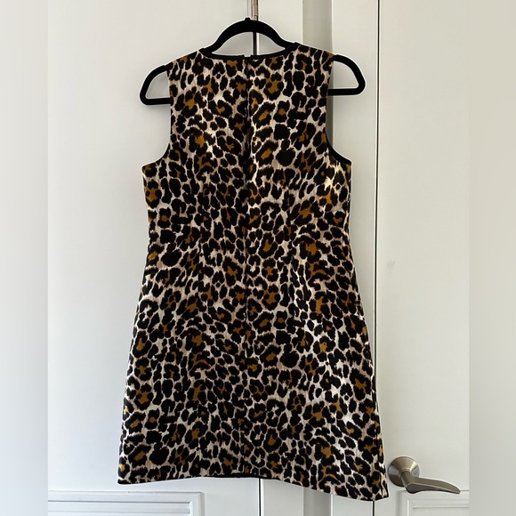 J. Crew Leopard Mini Sheath Dress - Picture 2 of 3